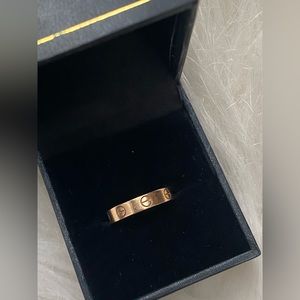 Cartier Rose Gold Love Wedding Ring